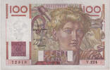 France 100 Francs Jeune Paysan, Y.224, Fayette:28.16, KM:128b -
