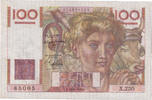 France 100 Francs Jeune Paysan, X.230, Fayette:28.17, KM:128b -