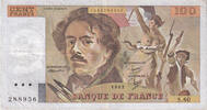 France 100 Francs Delacroix, S.60, Fayette:69.06, KM:154b -