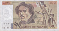 France 100 Francs Delacroix, D.202, Fayette:69bis.3c1 -