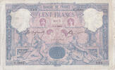 France 100 Francs Bleu et Rose, U.3944, Fayette:21.18, KM:65e -