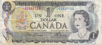 Canada 1 Dollar Banknote, KM:85c -