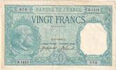France 20 Francs Bayard, R.1419, Fayette:11.02, KM:74 -