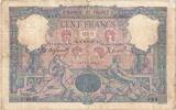 France 100 Francs Bleu et Rose, C.4850, Fayette:21.21, KM:65d -