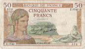 France 50 Francs Banknote, 50 F 1934-1940 ''Cérès'', 1935-05-16 -