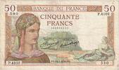 France 50 Francs Cérès, P.4102, Fayette:17.23, KM:81 -