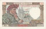 France 50 Francs Jacques Coeur, W.5, Fayette:19.01, KM:93 -