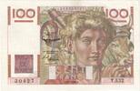 France 100 Francs Jeune Paysan, T.532, Fayette:28.35, KM:128d -