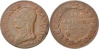 France 5 Centimes Coin, Dupré, Lille, Bronze, KM:640.11 -