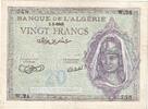 Algeria 20 Francs 1943-03-02, KM:92a -