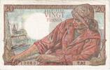 France 20 Francs Pêcheur, 1943-10-07, T.92 -