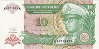 Zaire 10 Nouveaux Makuta 1993-06-24 -