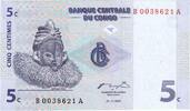 Congo Democratic Republic 5 Centimes 1997-11-01 -