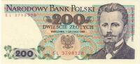 Poland 200 Zlotych 1988-12-01 -