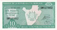 Burundi 10 Francs 2005-02-05 -