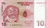 Congo Democratic Republic 10 Centimes 1997-11-01 -