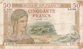 France 50 Francs Cérès, 1937-08-26, N.6796 -
