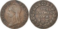 France 5 Centimes Coin, Lille, Bronze, KM:640.11 -