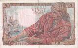 France 20 Francs Pêcheur, 1942-09-24, A.41 -