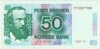 Norway 50 Kroner UNZ- -