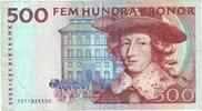 Sweden 500 Kronor S+ -