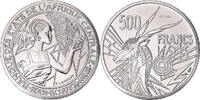 Chad 500 Francs Coin, Monnaie de Paris, ESSAI, Nickel, KM:E9 -