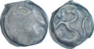potin à la tête d’indien Coin, Senones, Sens -