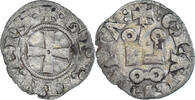 Greece Denier Coin, Principality of Achaea, Guillaume II de Villehardouin -