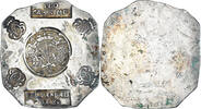City of Landau 2 Gulden 8 Kreuzer, Klippe Siege Coinage, Silver -