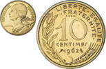 France 10 Centimes Coin, Marianne, Paris, ESSAI -