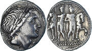 Denarius Coin, Memmia, Rome, Silver, Crawford:304/1 -