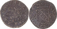 Spanish Netherlands 12 Mites Coin, Gand, Copper -