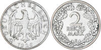 GERMANY, WEIMAR REPUBLIC 2 Mark Coin, Muldenhütten, Silver -