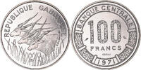 Gabon 100 Francs Coin, Paris, ESSAI, Nickel, KM:E3 -