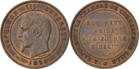 France 10 Centimes Coin, Lille, Bronze, KM:M25, Gadoury:251 -