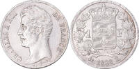 France Franc Coin, Charles X, Bordeaux, Silver, KM:724.7 -