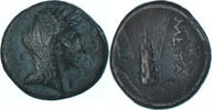 Æ Coin, Lucania, Metapontion, Bronze, HN Italy:1693 -