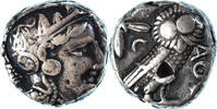 Tetradrachm Coin, Attica, Athens, Silver -
