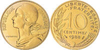 France 10 Centimes Coin, Marianne, Paris, série FDC -