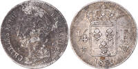 France 1/4 Franc Coin, Charles X, Lille, Silver, KM:722.12 -