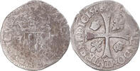 France Douzain aux deux H Coin, Henri III, Rouen, Billon -