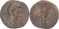 Sesterz Coin, Antoninus Pius, Rome, Bronze, RIC:519c -