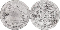 German States 1/12 Thaler, 2 Groschen Coin, BRUNSWICK-WOLFENBUTTEL, Karl Wilhelm Ferdinand, 1/12 -