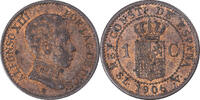 Spain Centimo Coin, Alfonso XIII, Madrid, Bronze, KM:726 -