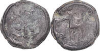 potin au rameau cheval a gauche Coin, Suessiones, Potin -