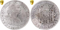 Mexico 8 Reales Coin, Charles IV, Mexico City, PCGS, MS(60-62) -