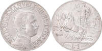 Italy Lira Coin, Vittorio Emanuele III, Rome, Silver, KM:45 -