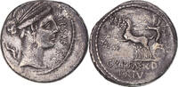Denarius Coin, Plautia, Rome, Silver, Sear:376 -