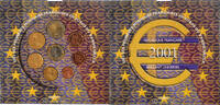 France Coffret 1c. à 2€ 2001 Monnaie de Paris Monnaie de Paris, BU STGL 59,95 EUR  plus 4,95 EUR verzending