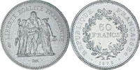 France 50 Francs Coin, Hercule, Monnaie de Paris, série FDC -